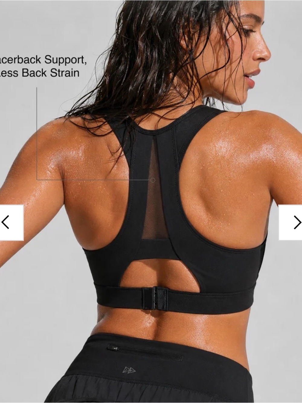 Shift™ Breathable Racerback High-Support Bra - Picture 2 of 5